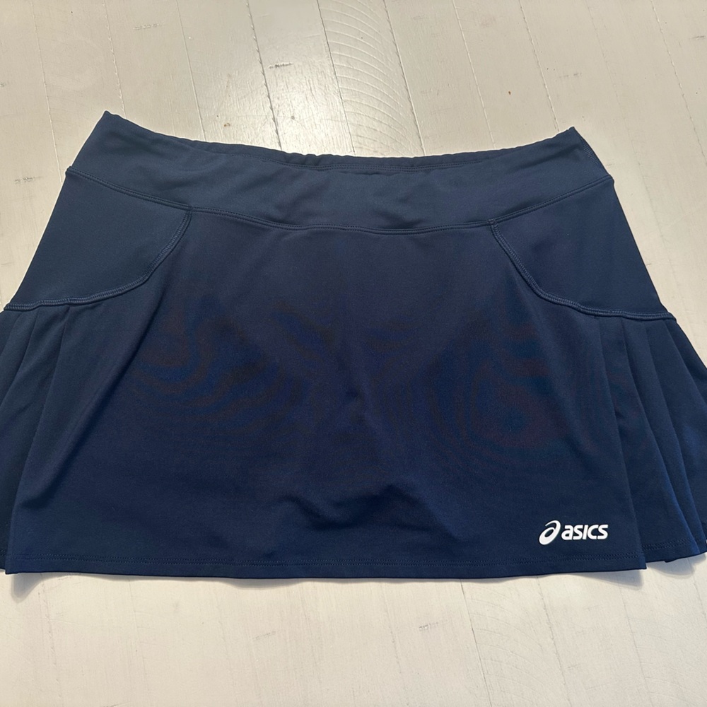 Asics Blue Skorts Performance Fabric